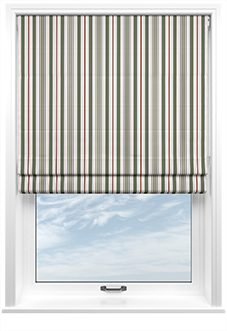 The British Stripe Co. George, Highlands No.1 - Twist&Fit Roman Blind